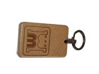 Code: D - 1008 .:. Name: Hotel accessories .:.  Description: Key rings  .:.  Dimensions: (8x5 cm) .:.  