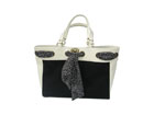 Modello: 200172 .:. Name: Borsa della signora .:.  Descrizione: Borse da donna   .:.  Dimensioni: (48 x 30 x 11) .:.  Colore: nero, bianco .:. 